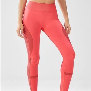 Seamless high waisted 7/8 S desert rose leggings